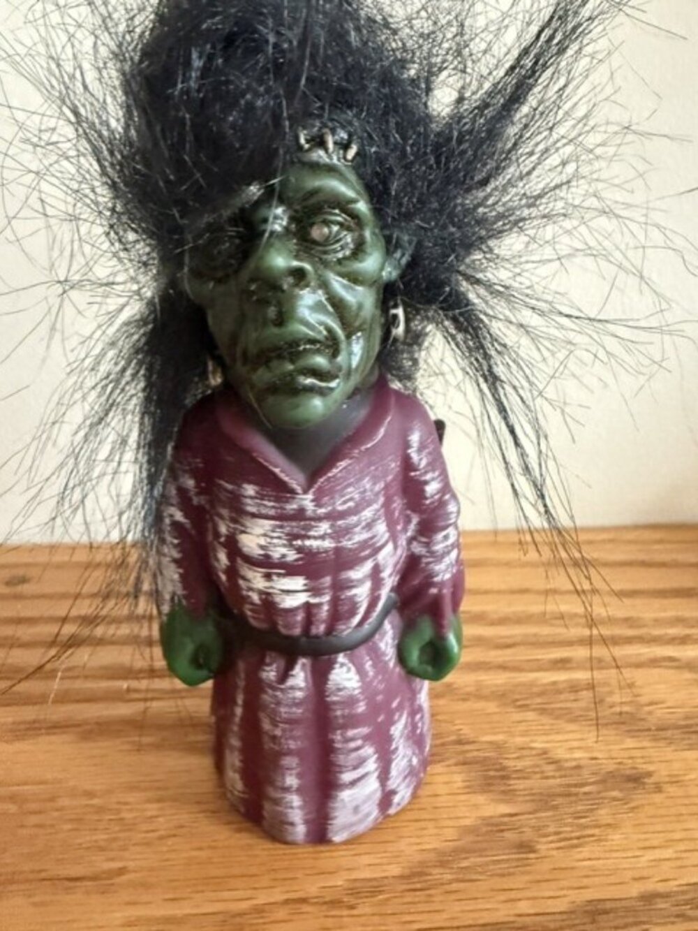 Vintage NWT Halloween Pocket Screamer Frankenstein Figure Light Up Eyes & Sound